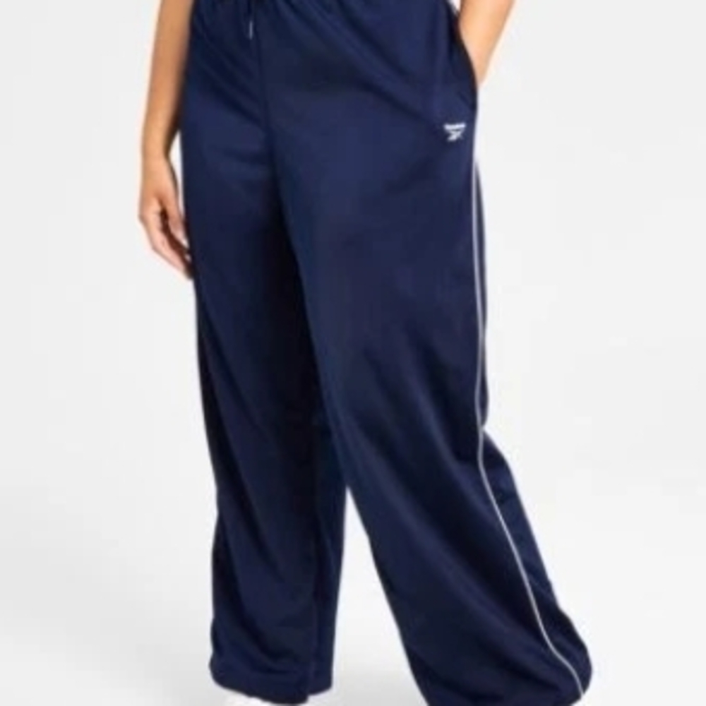 Reebok Women's Dark Blue Navy Track Pants Size XS NEW